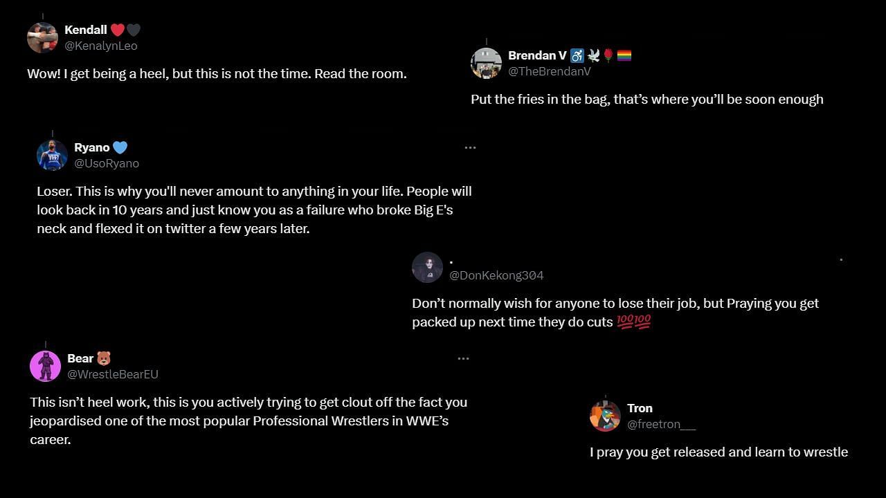 Fans are furious over Ridge&#039;s tweet (Screenshots via X/Twitter)