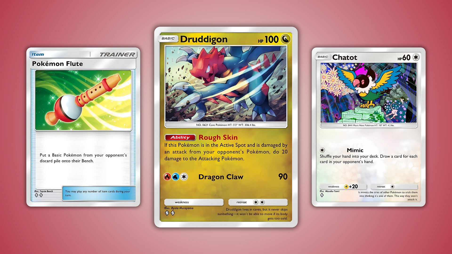 All support cards to Pidgeot ex's deck (Image via The Pokemon Company)