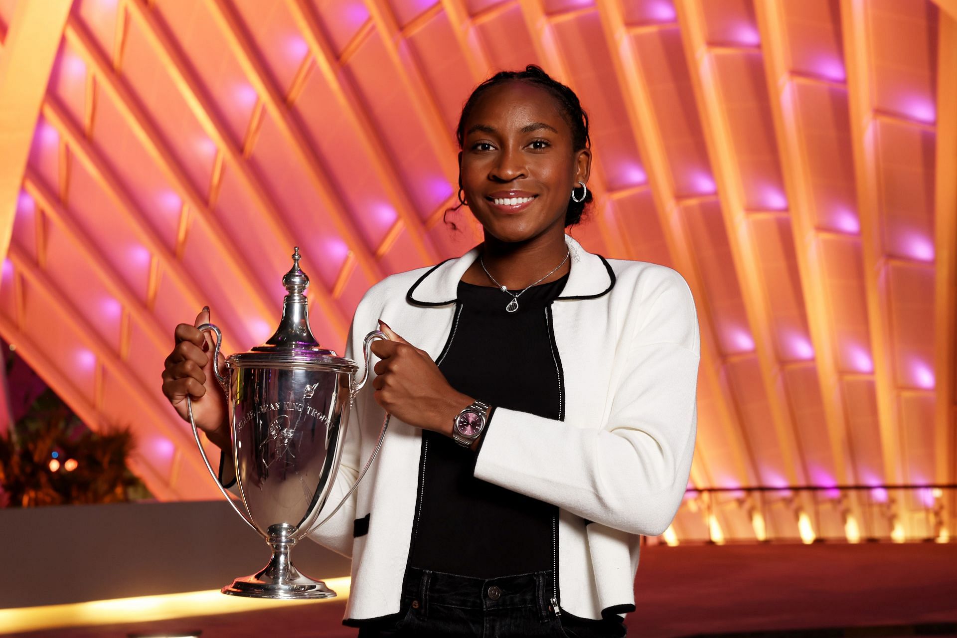 Coco Gauff at the WTA Finals 2024 - Final Day - (Source: Getty)