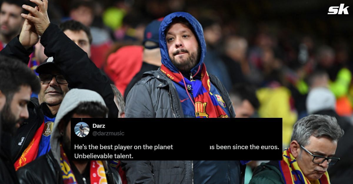 Barcelona fans have reacted on X
