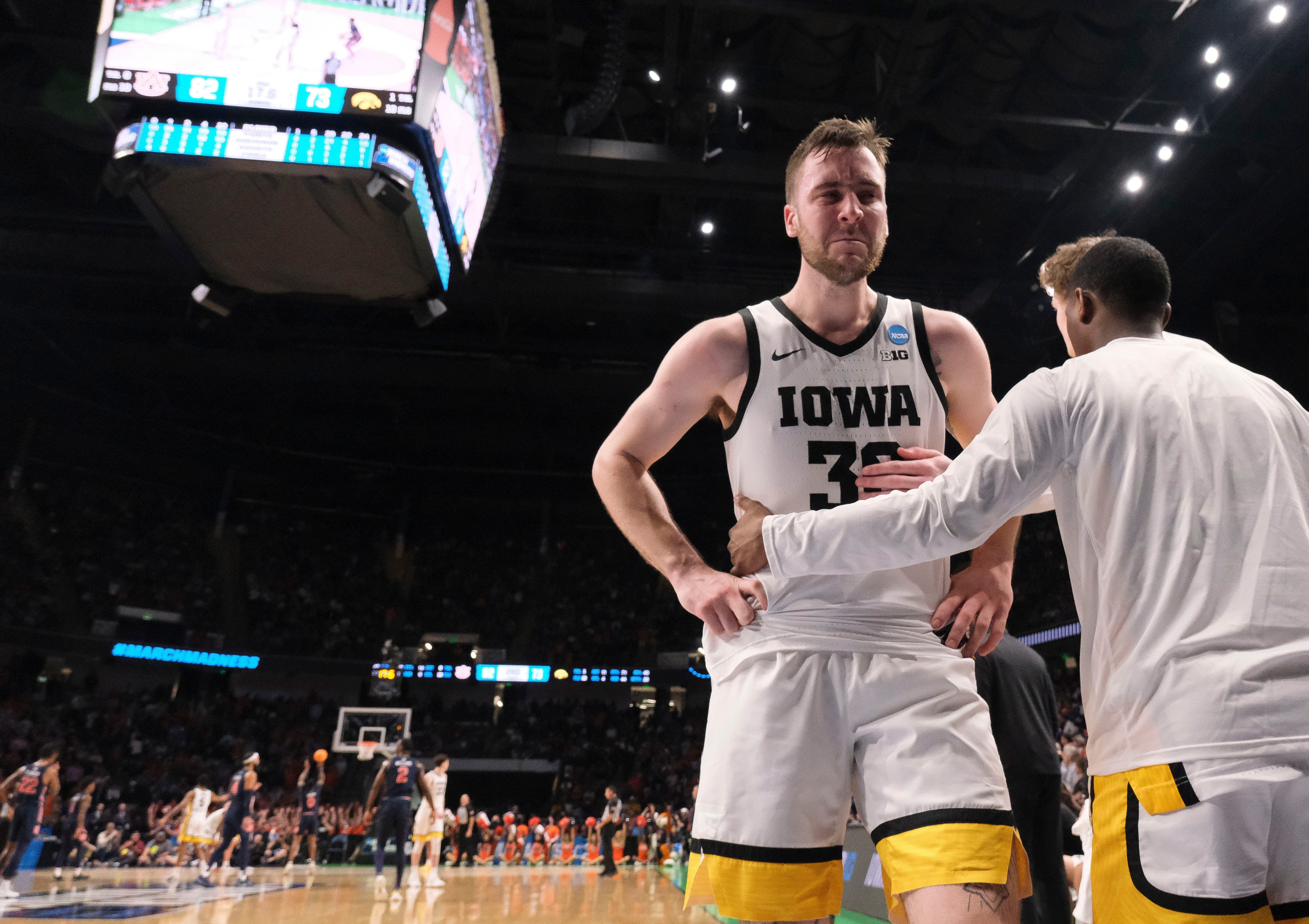 Connor McCaffery during his playing days in Iowa. - Source: Imagn