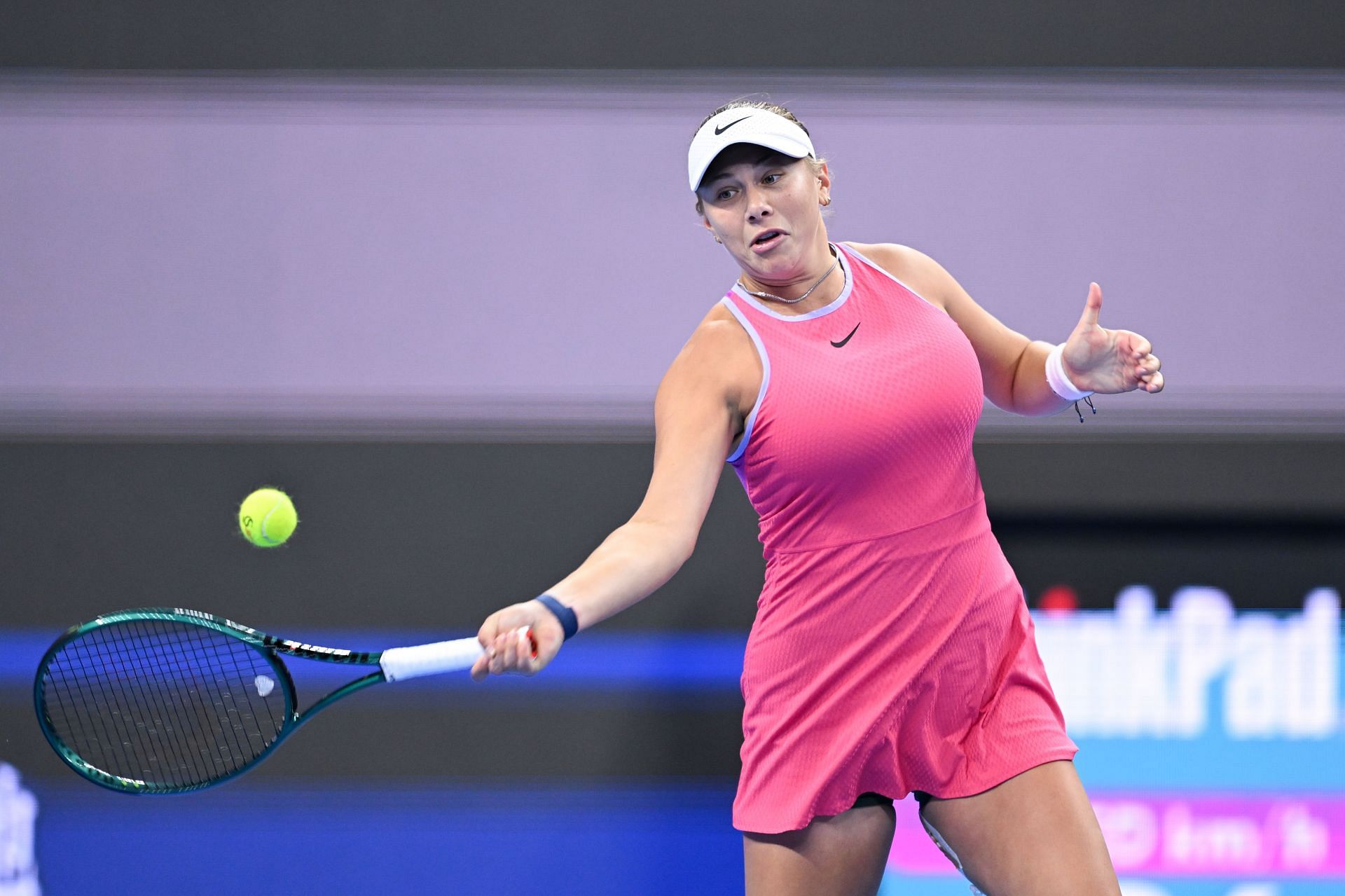 Amanda Anisimova at the 2024 China Open - (Source: Getty)