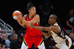 WNBA legend Candace Parker kisses wife Anna Parker in cozy snaps for cute birthday tribute