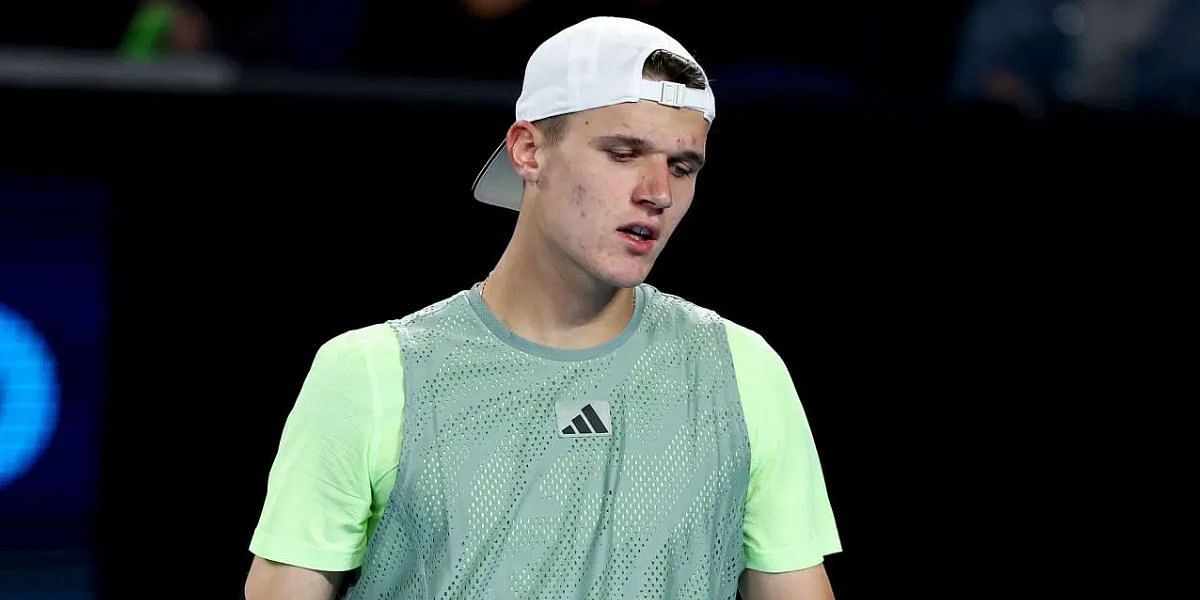 Fans were left perplexed by Jakub Mensik being subject to a anti-doping test mid-match at the Next-Gen ATP Finals (Source: Getty)