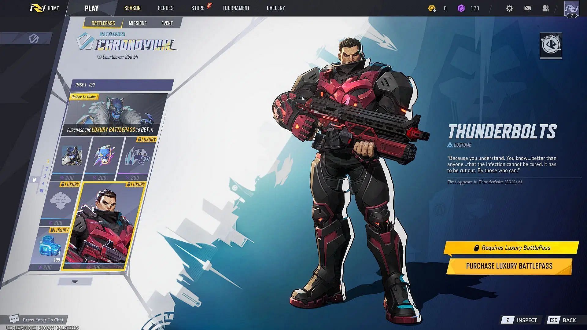 Thunderbolts Punisher skin (Image via NetEase Games)