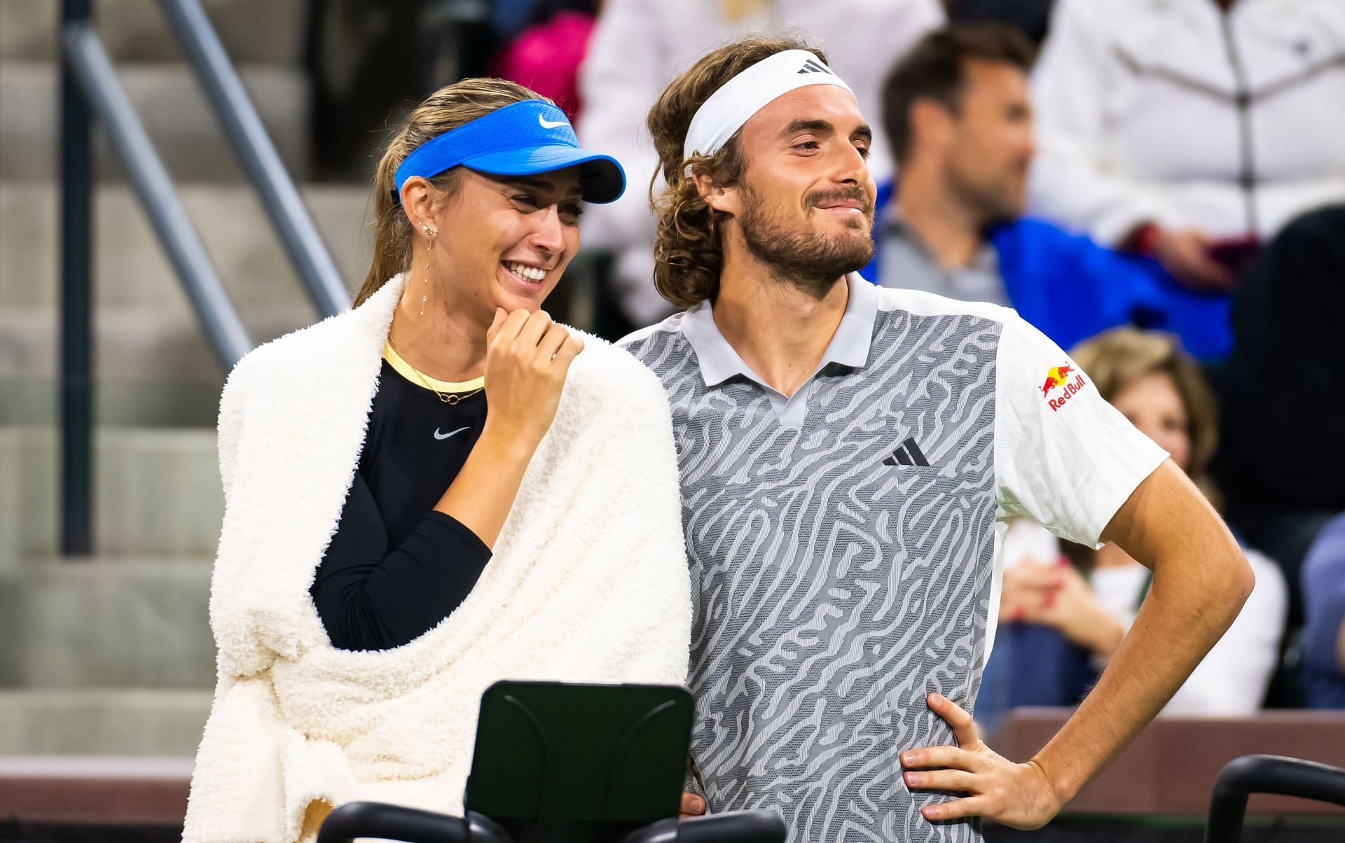 Stefanos Tsitsipas and Paula Badosa (Source: Getty)