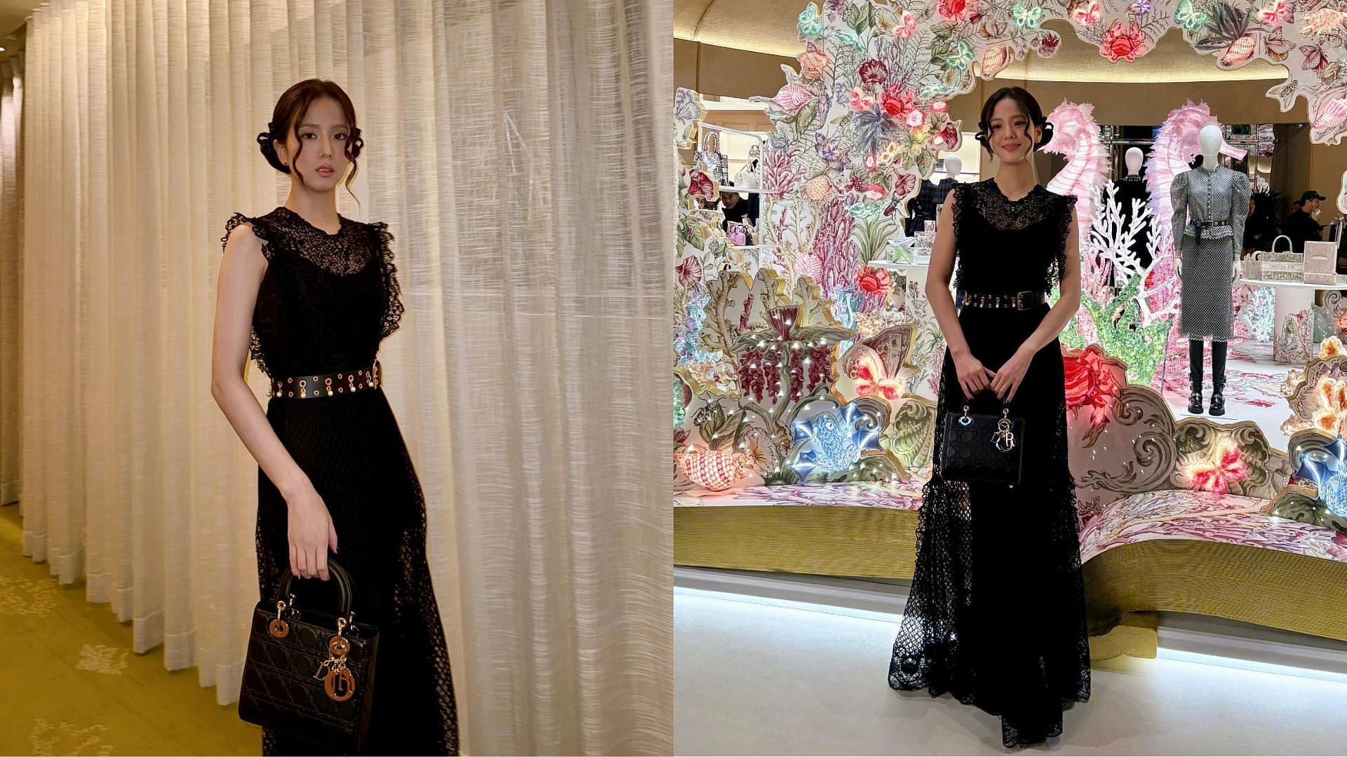 Jisoo stuns in a new DIOR look (Images via Instagram/sooyaaa_)