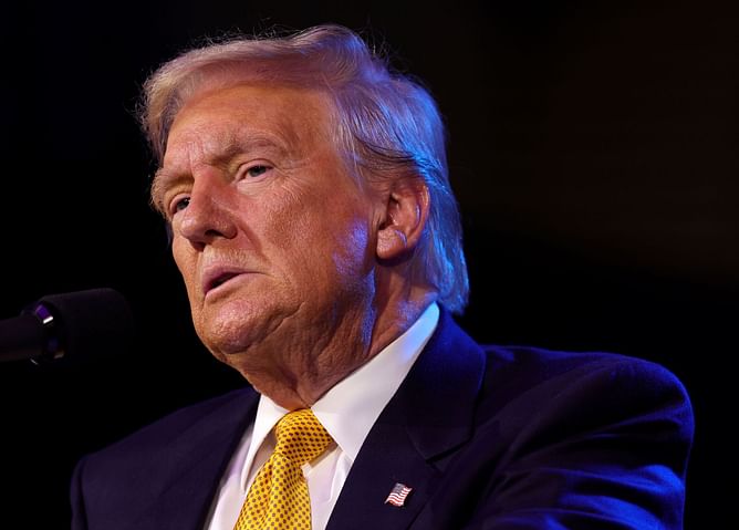 WATCH: President-elect Donald Trump back out on the golf course