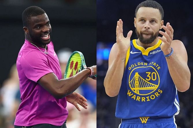 Frances Tiafoe drops 4-word reaction to $240 million-worth Steph Curry's internet-breaking skill move vs Suns