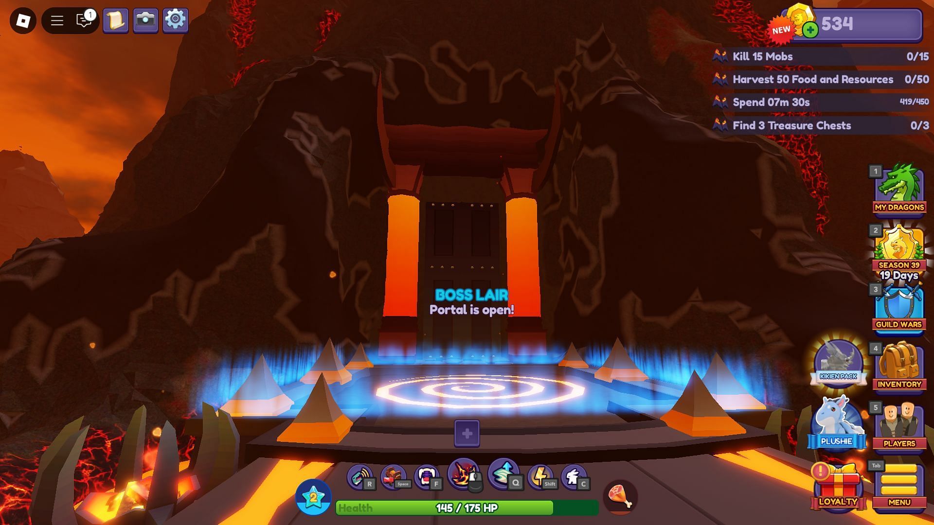 The Boss Portal (Image via Roblox)