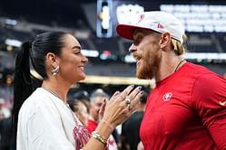 George Kittle's wife Claire backs Niners TE as he inches closer to breaking Rob Gronkowski's record