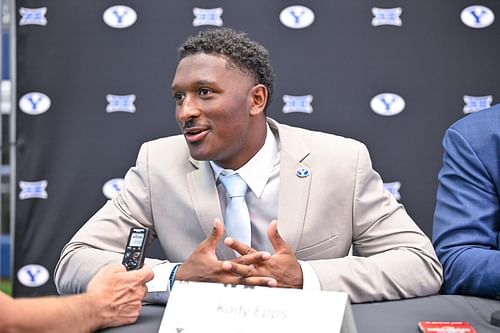 BYU receiver Kody Epps has already chosen to transfer to Western Kentucky. (Photo Credit: IMAGN)