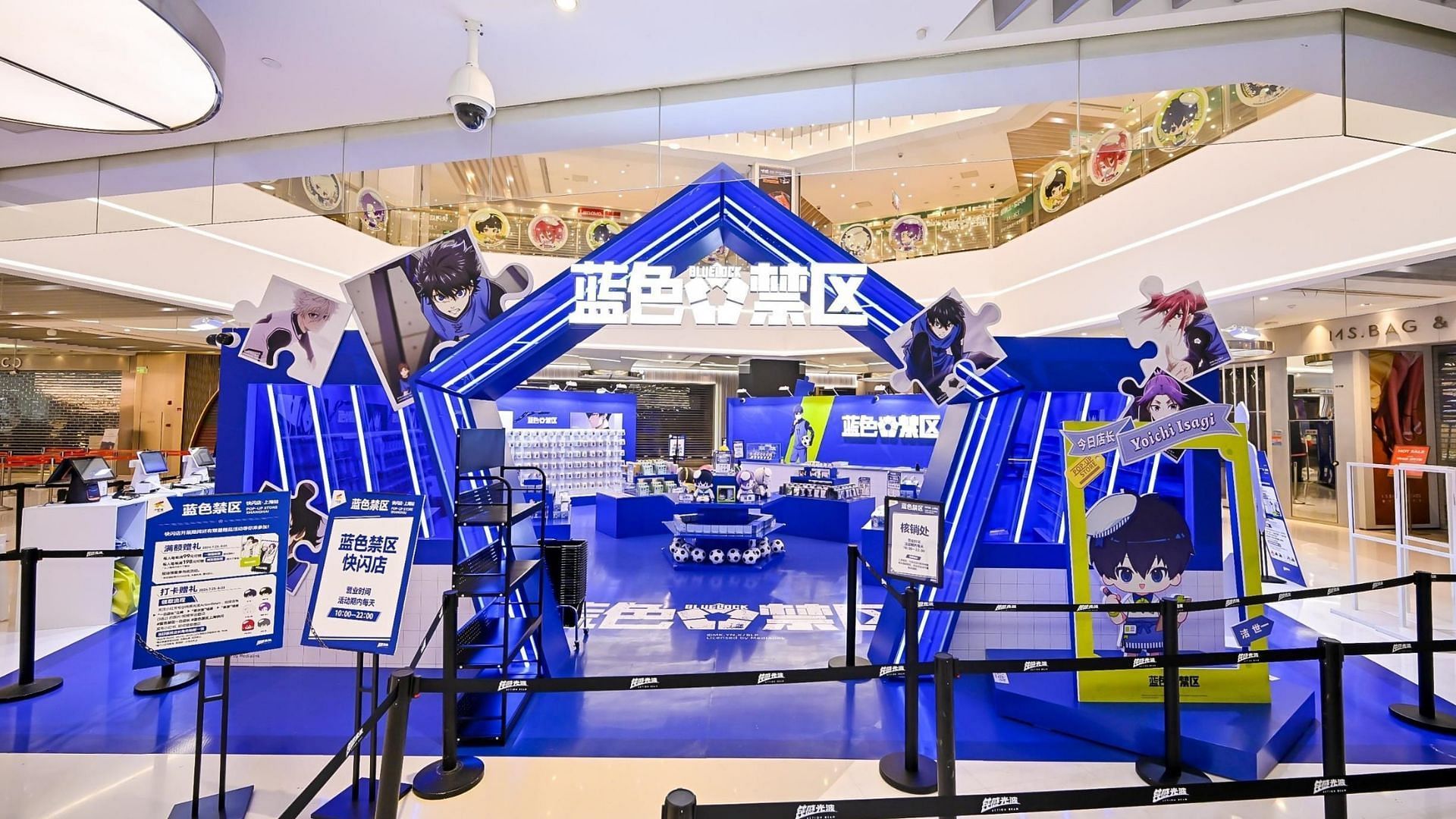 Pop-up stores in Asia (Image via Bandai Namco Filmworks)