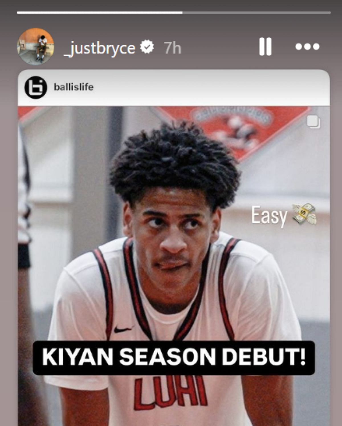 LeBron James&#039; son Bryce James drops 1-word reaction to Carmelo Anthony&#039;s son Kiyan Anthony&#039;s senior debut