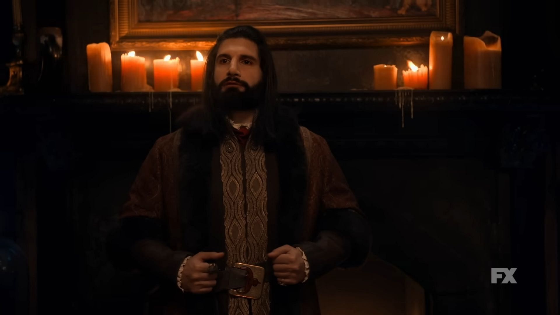 Kayvan Novak as Nandor the Relentless in a still from the official trailer for What We Do in the Shadows season six (via FX Networks / YouTube)