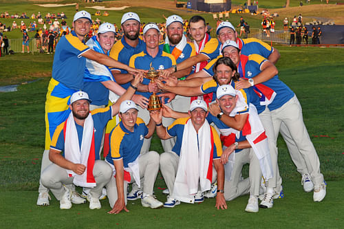 Team Europe ft. Rory McIlroy at the 2023 Ryder Cup (Source: Imagn)