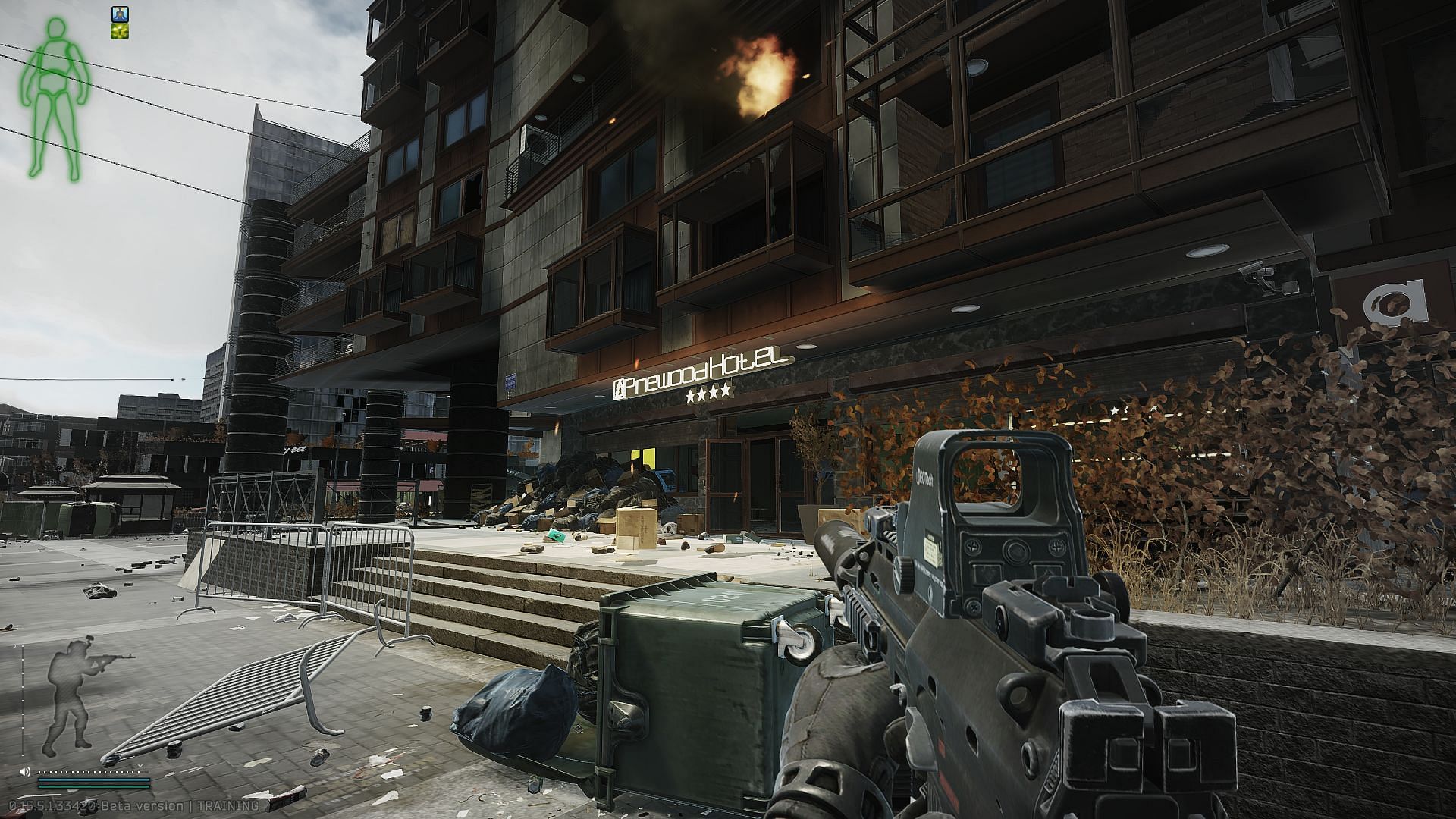 Pinewood Hotel in Streets of Tarkov (Image via Battlestate Games)