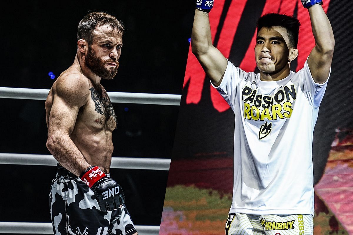 Jarred Brooks (left) and Joshua Pacio (right). [Photos from ONE Championship]