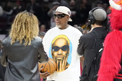 "What a d**k"- Dennis Rodman's girlfriend Yella Yella jokes after donning seemingly double entendre paper hat