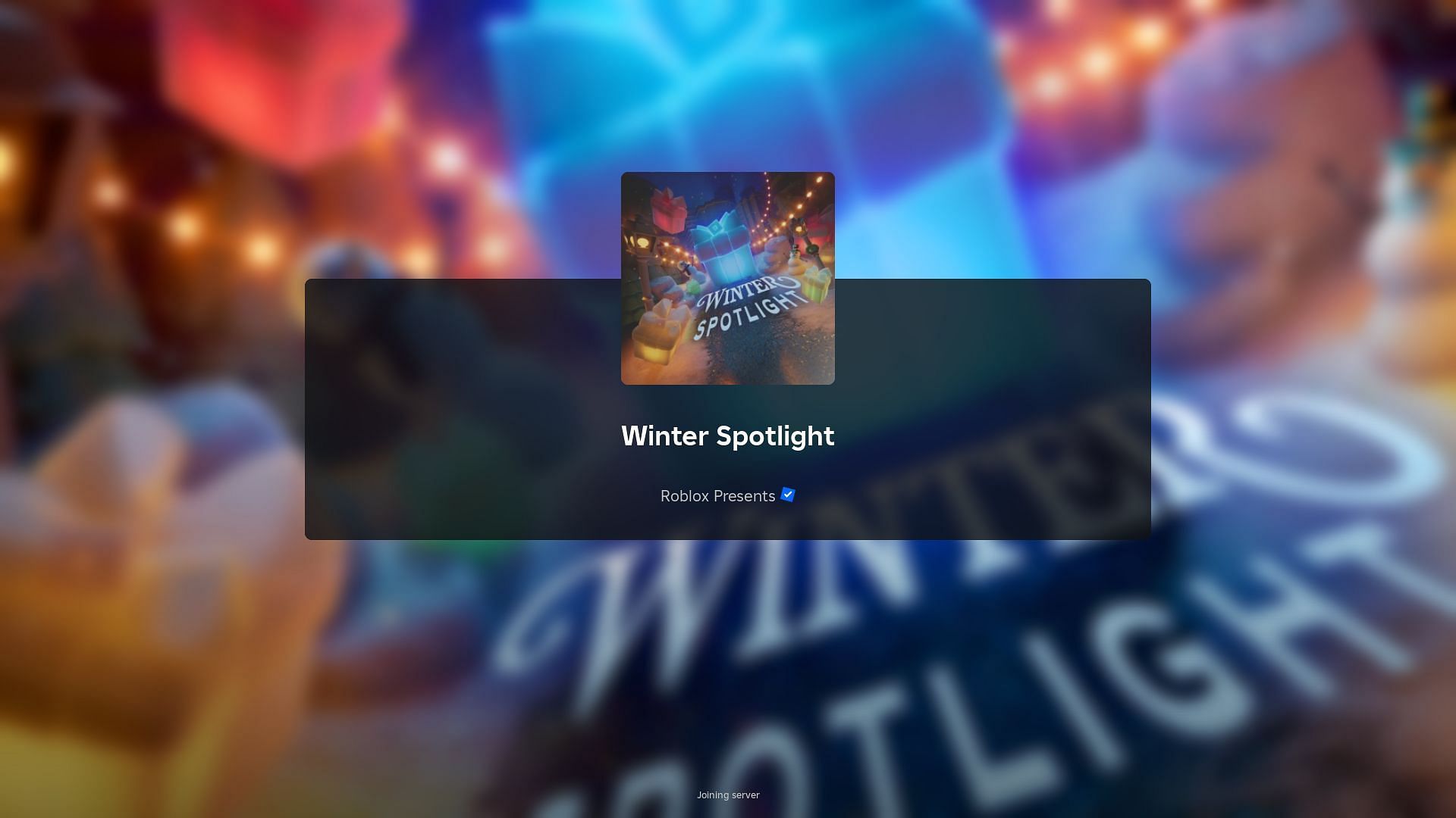 Roblox Winter Spotlight