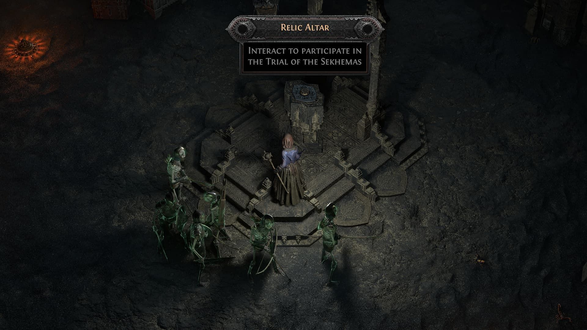 explore trial of the sekhemas in path of exile 2