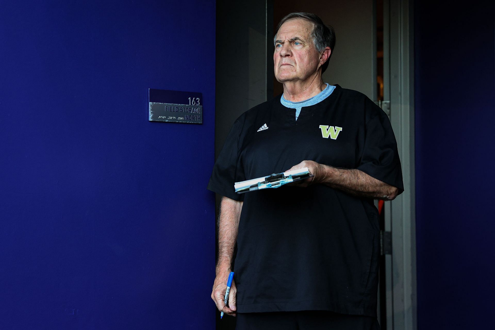 Bill Belichick during Michigan v Washington - Source: Getty