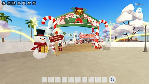 Make sure to get the free UGC in Sia's Candy Lane (Image via Roblox)