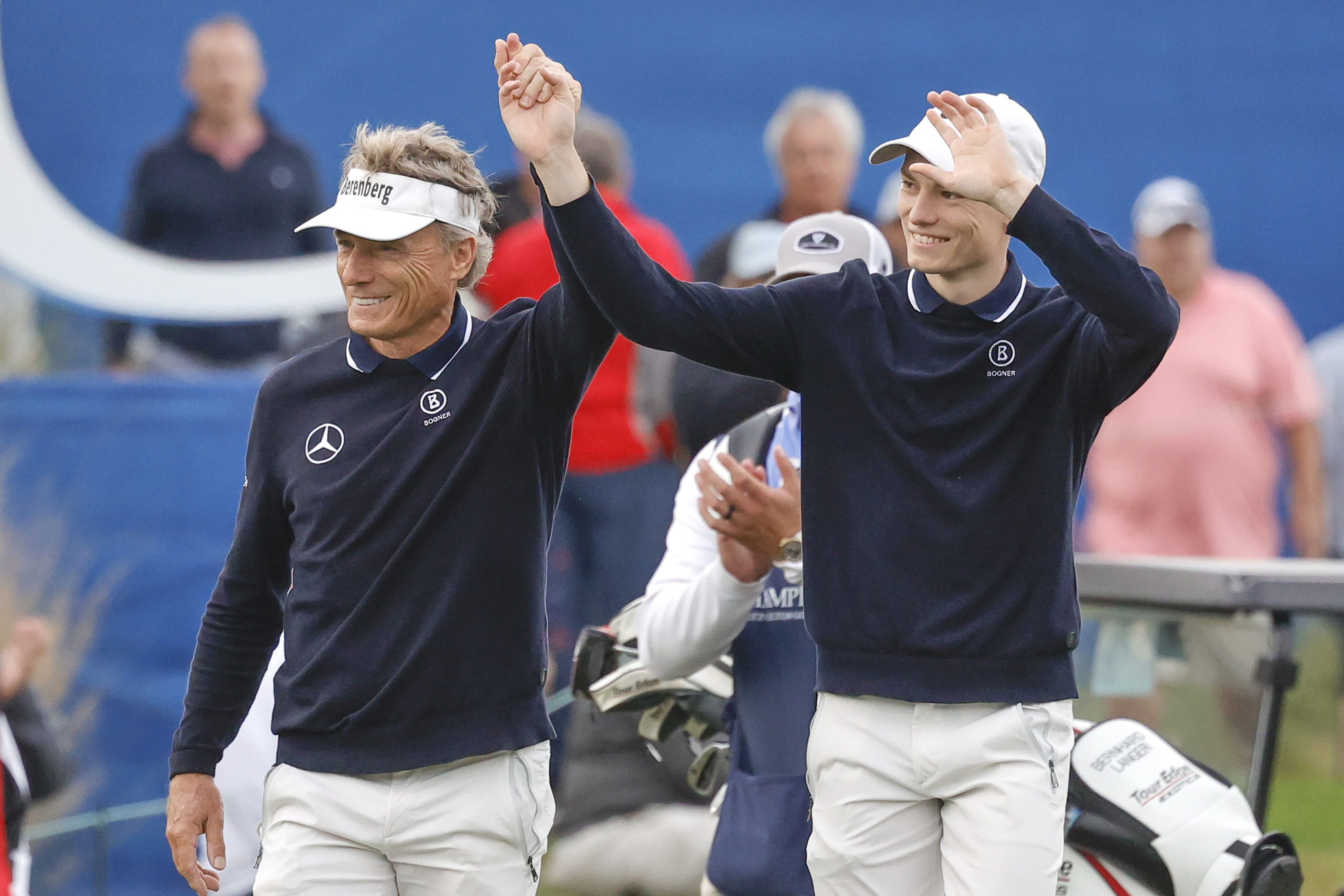 Bernhard Langer and Jason Langer (Image Source: Imagn)