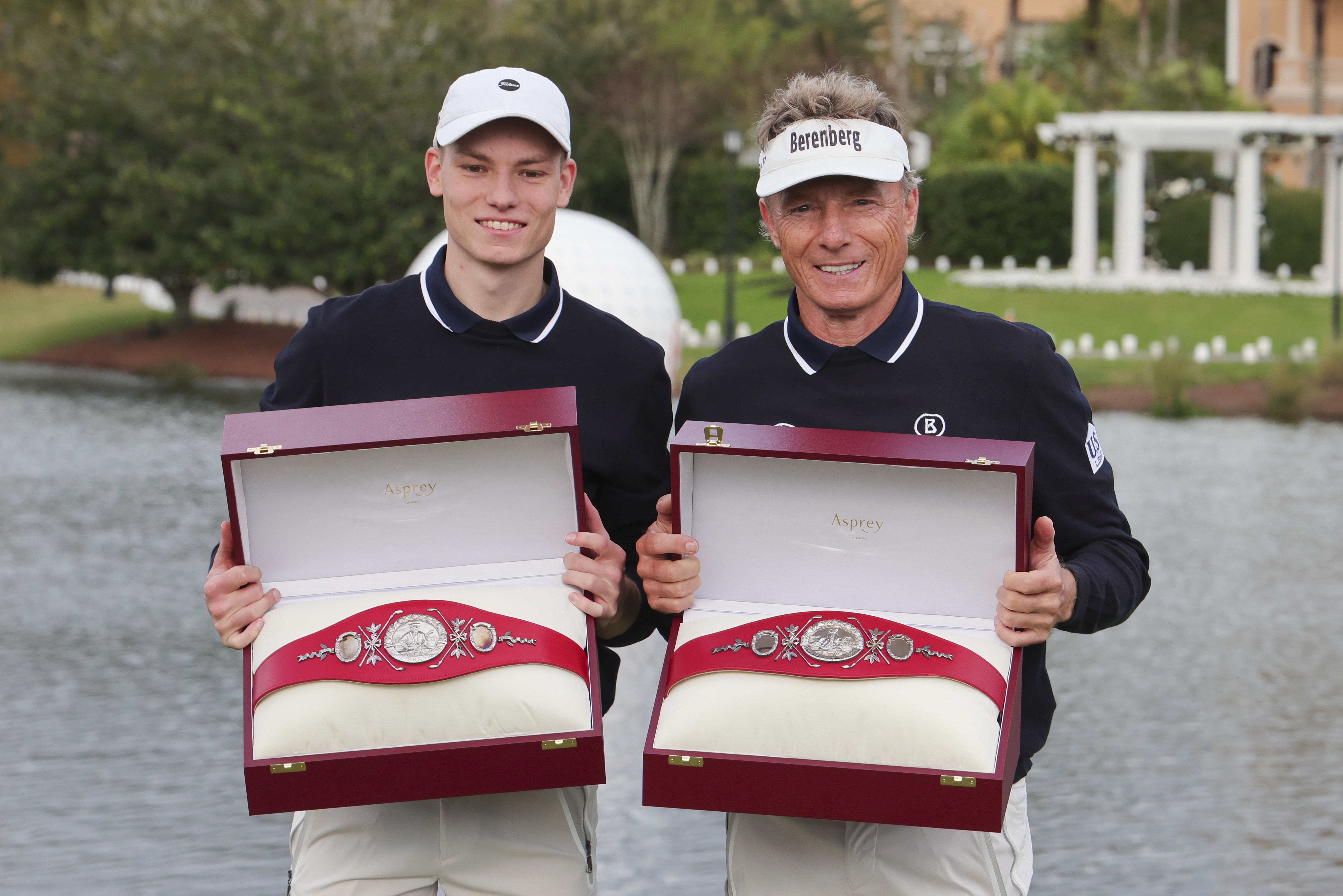 Team Langer with the PNC Championship trophy in 2023 - Source: Imagn