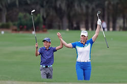 Annika Sorenstam's 13-year-old son outdrives her at PNC Championship