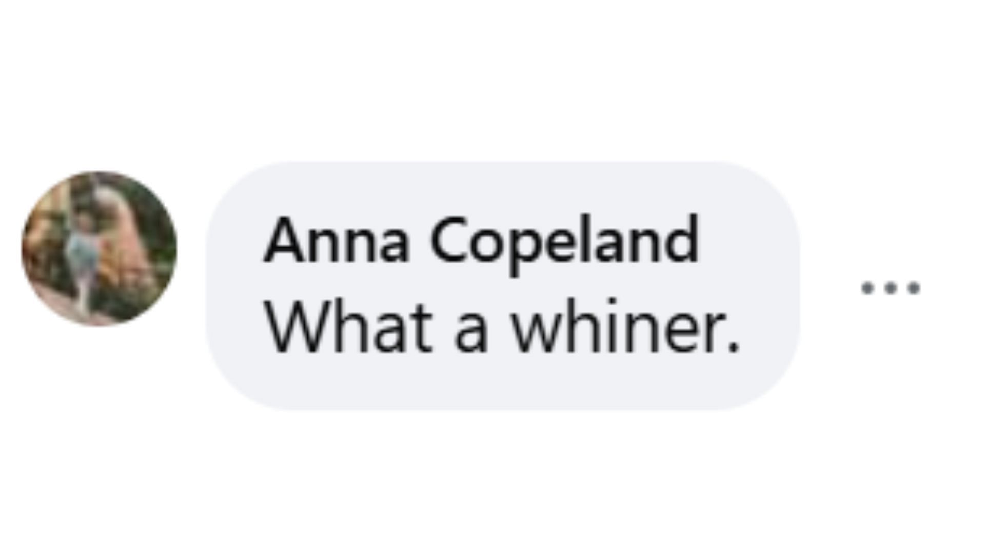 Anna Copeland&#039;s comment about Ingo&#039;s lawsuit (Image via Facebook/General Hospital Fans-Official)