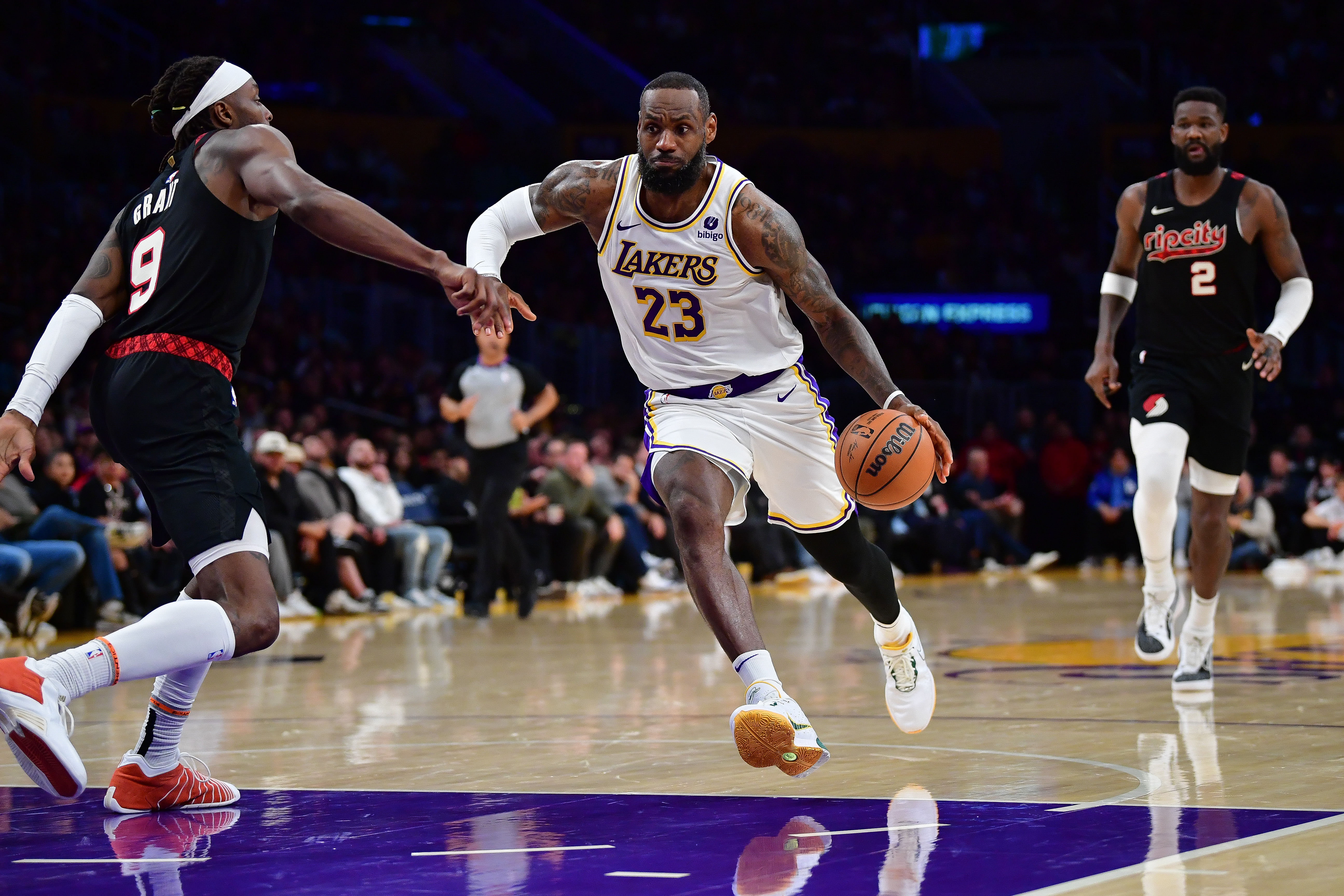 NBA: Portland Trail Blazers at Los Angeles Lakers - Source: Imagn