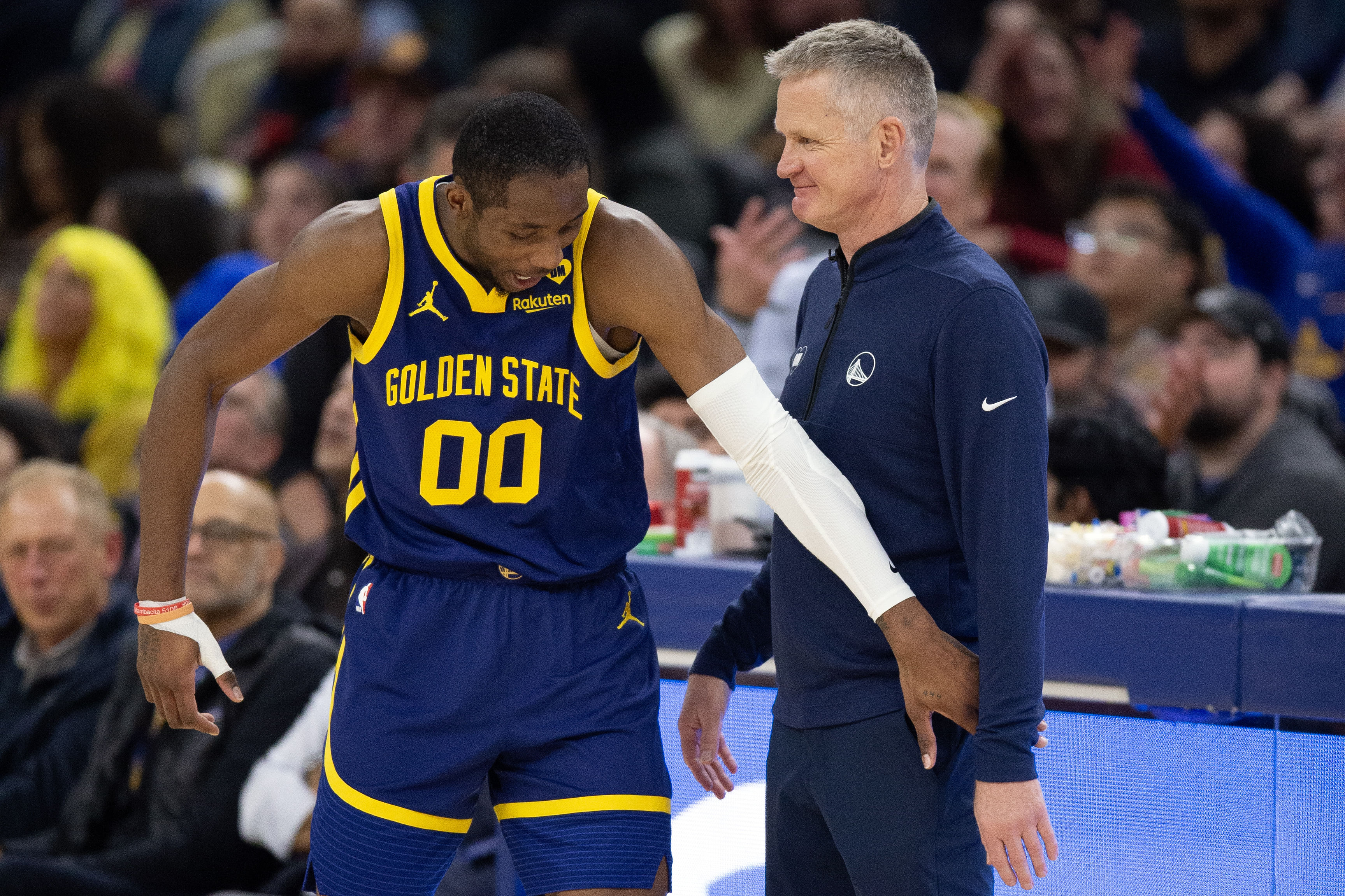 Steve Kerr might have sent a subtle shot at Jonathan Kuminga. (Photo: IMAGN)