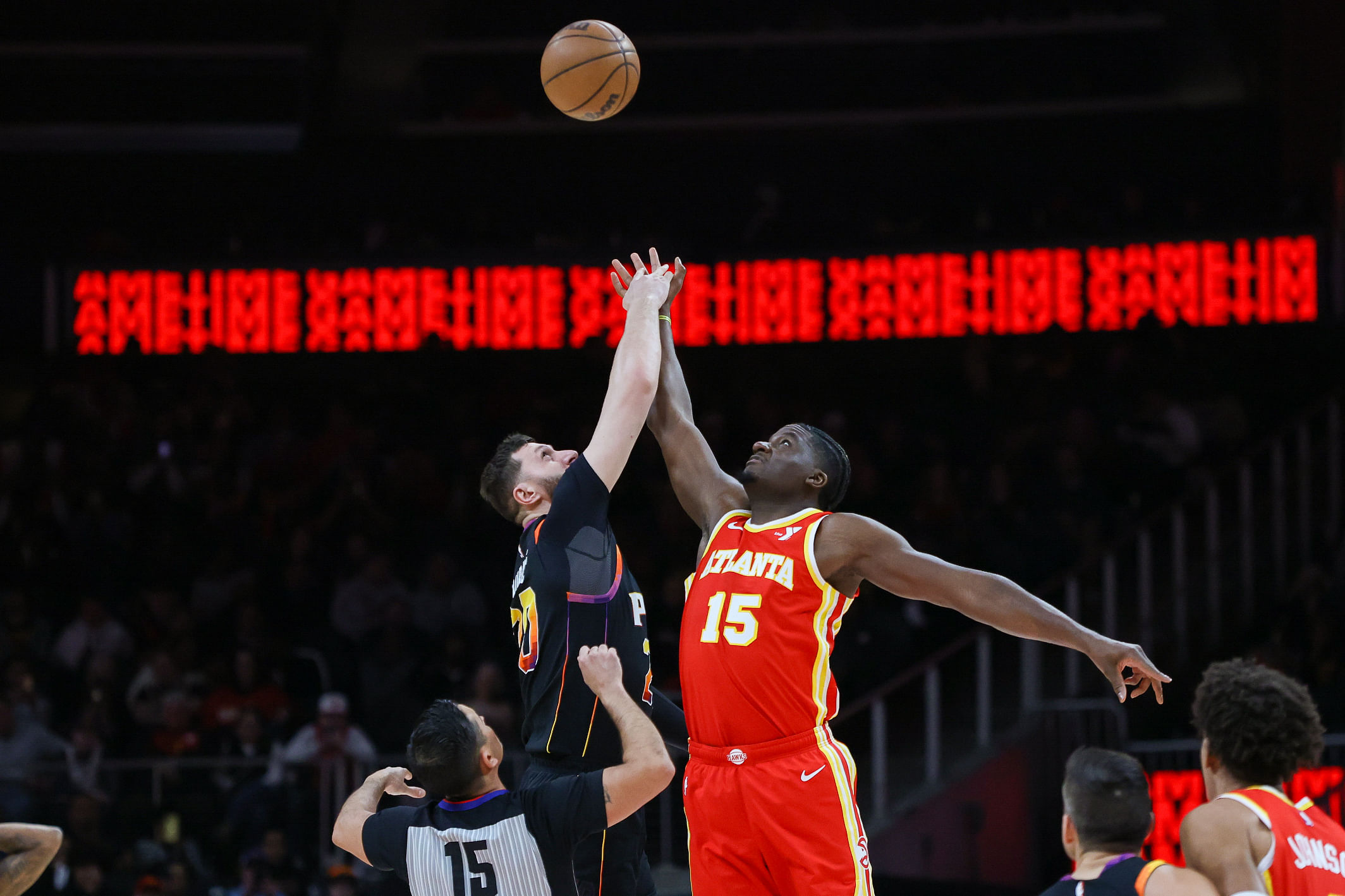 Clint Capela and Jusuf Nurkic (Image Source: Imagn)