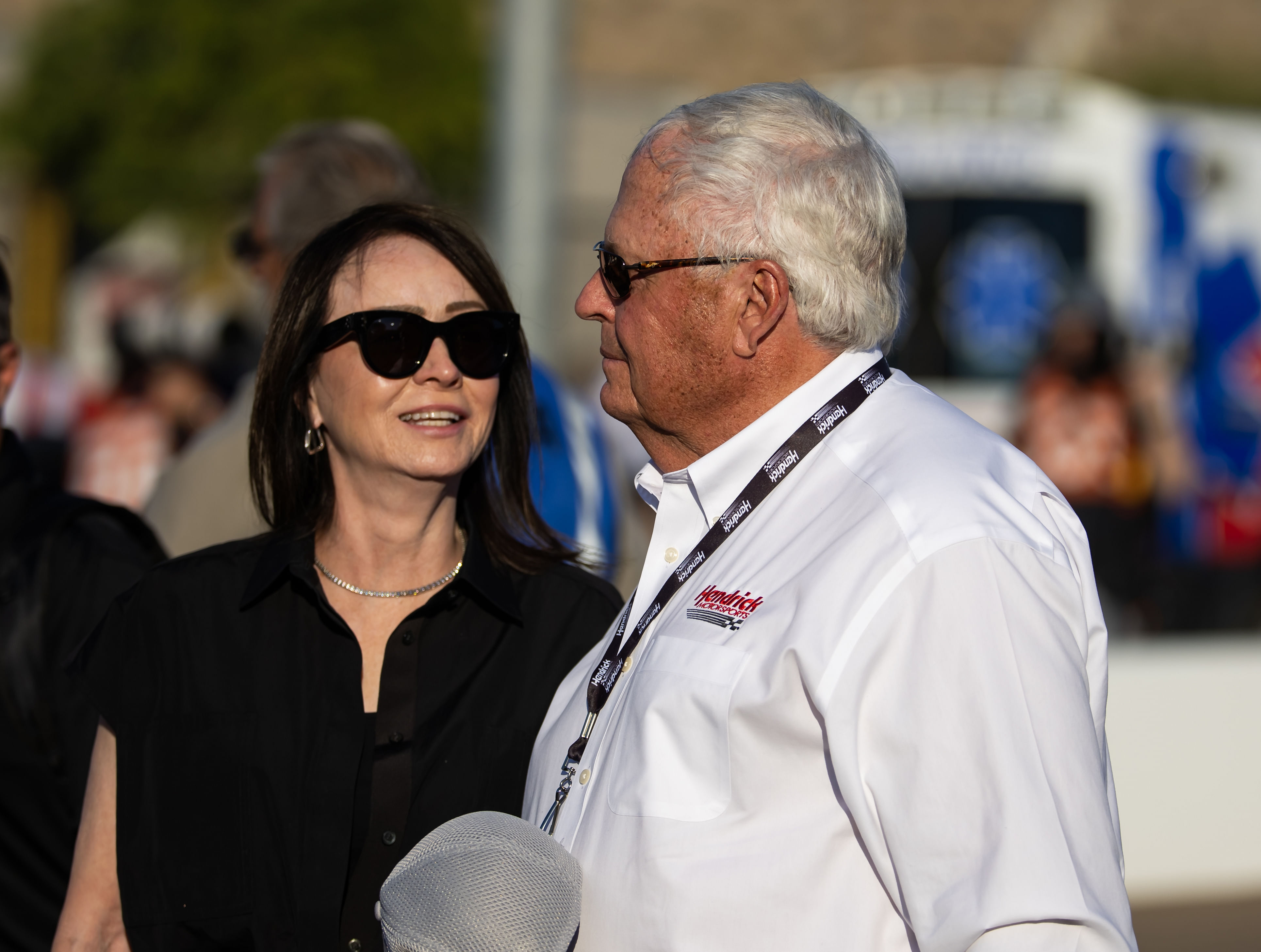 Rick Hendrick and his wife Linda (Source: Imagn)