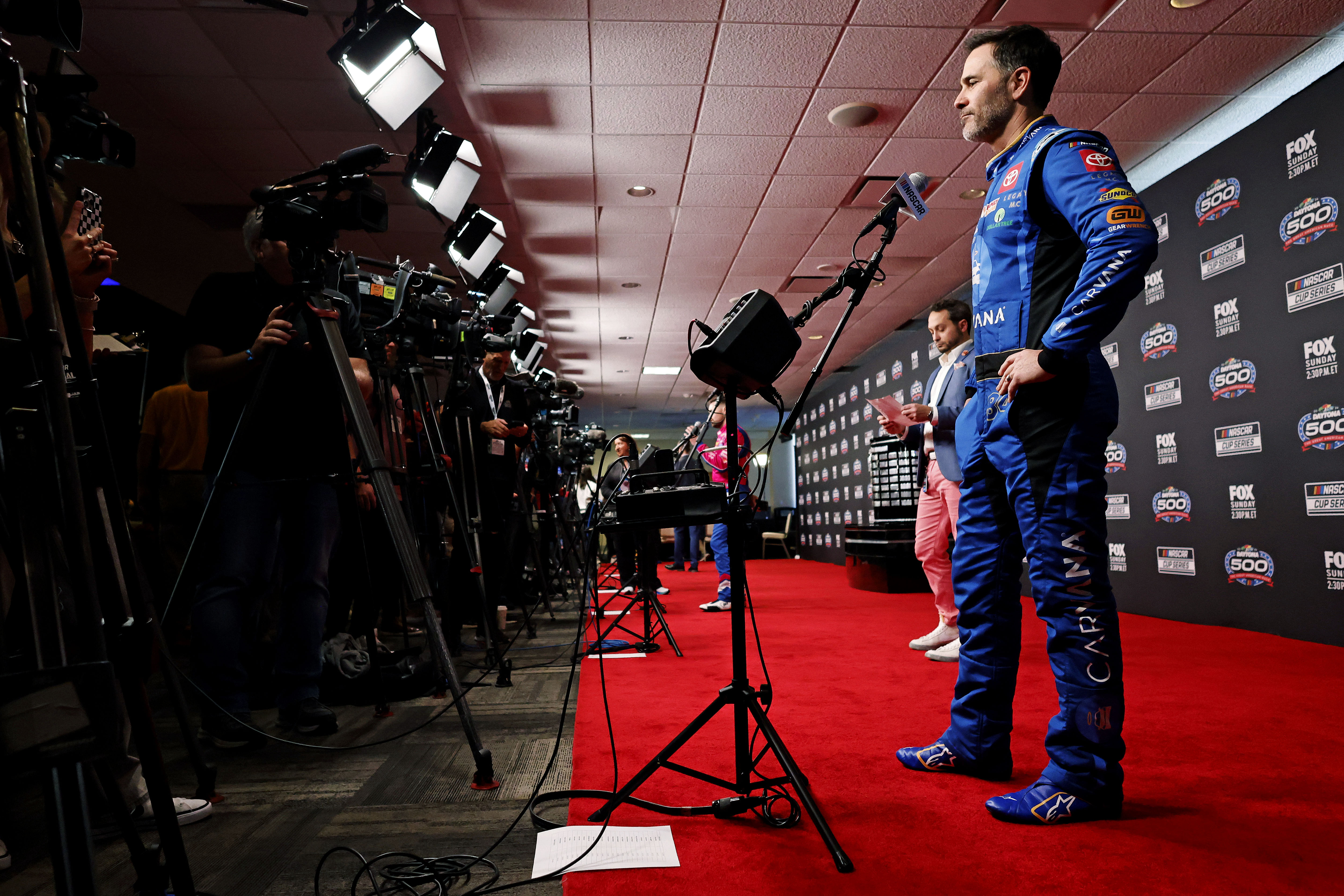 NASCAR: Daytona 500 Media Day 2023, Jimmie Johnson - Source: Imagn