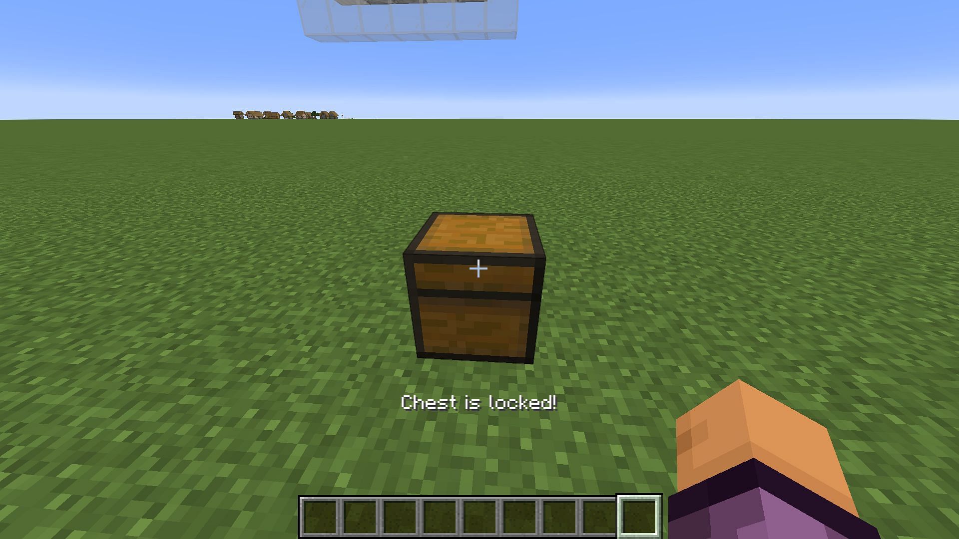 Locked chest in Minecraft (Image via Mojang)