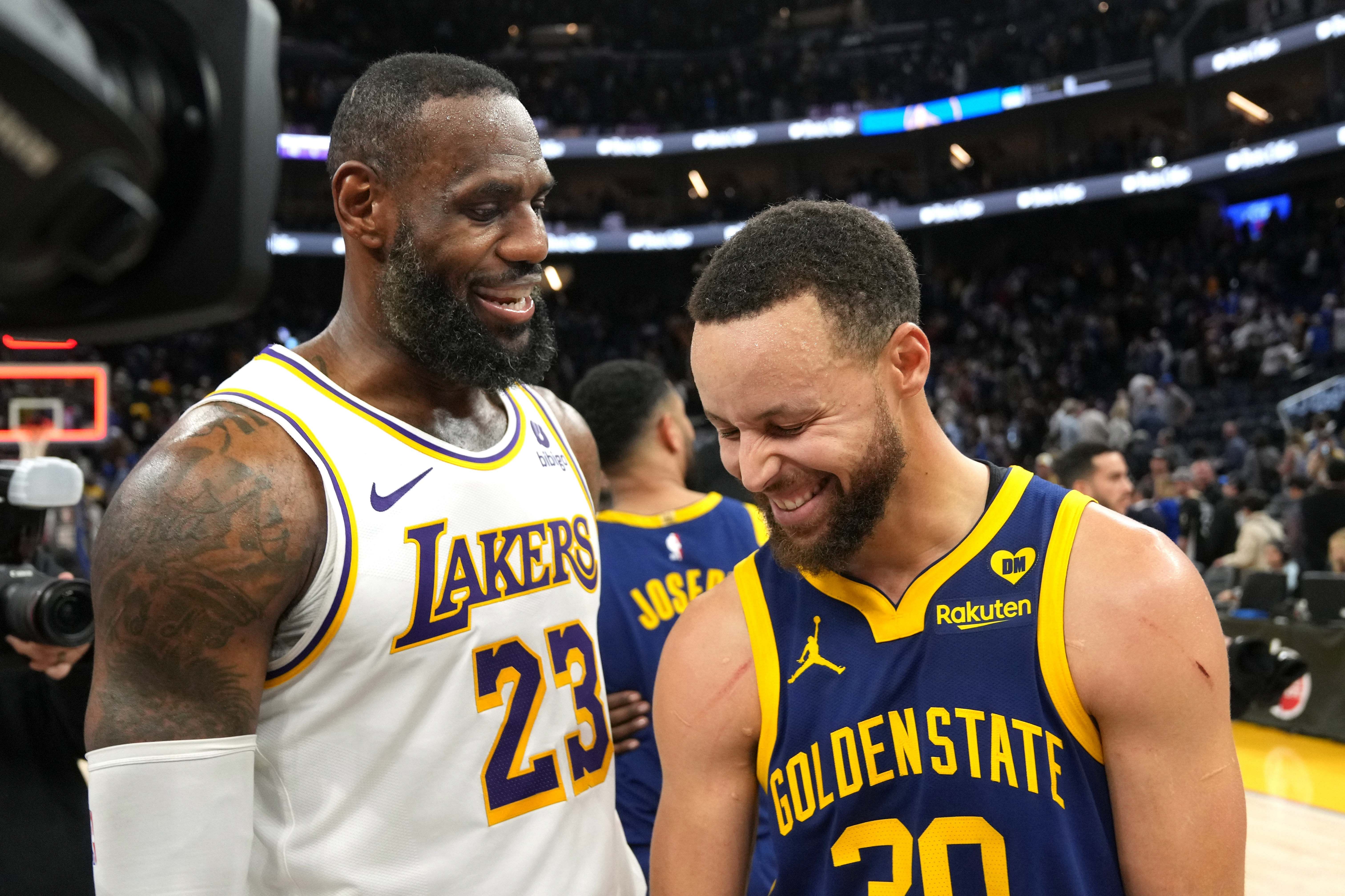 LeBron James looking forward to Christmas matchup against Steph Curry. (Photo: IMAGN)