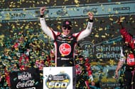 Christopher Bell celebrates his win at the Shriners Children's 500 at Phoenix Raceway.- Source: Imagn