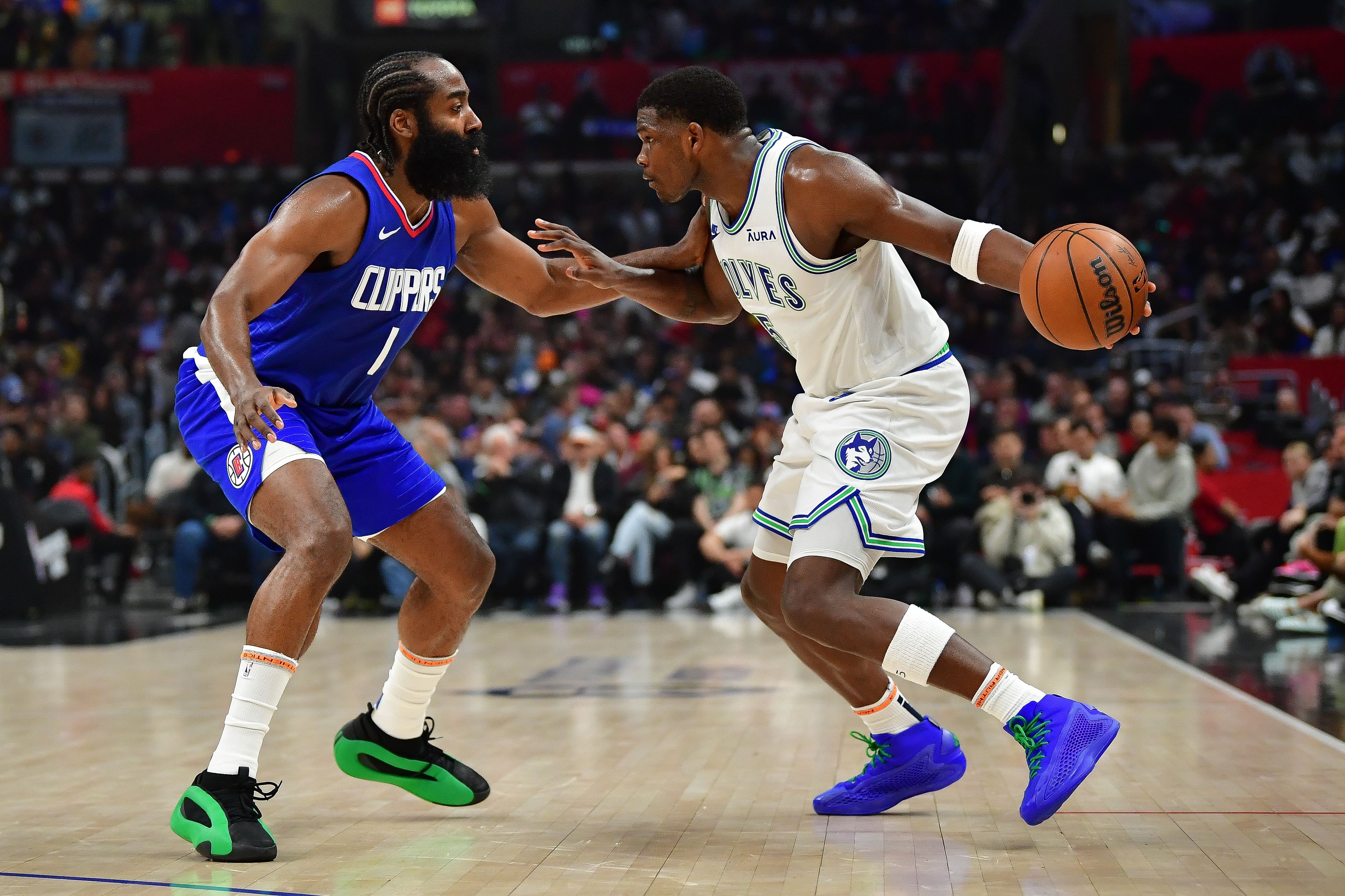 Minnesota Timberwolves vs LA Clippers starting lineups and depth charts