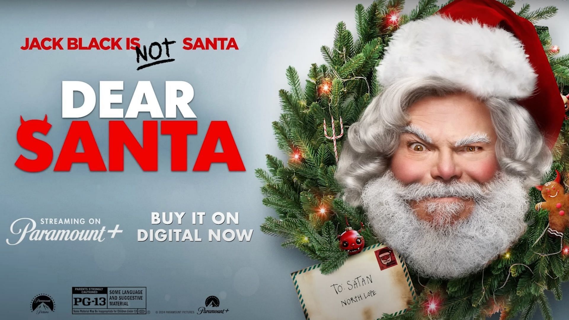 Jack Black plays Satan in Dear Santa (Image via YouTube/Paramount Movies)