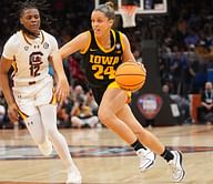 "Slaying, "OMG": Iowa's Jada Gyamfi & Sydney Affolter hypes former Hawkeyes star Gabbie Marshall's latest hair transformation