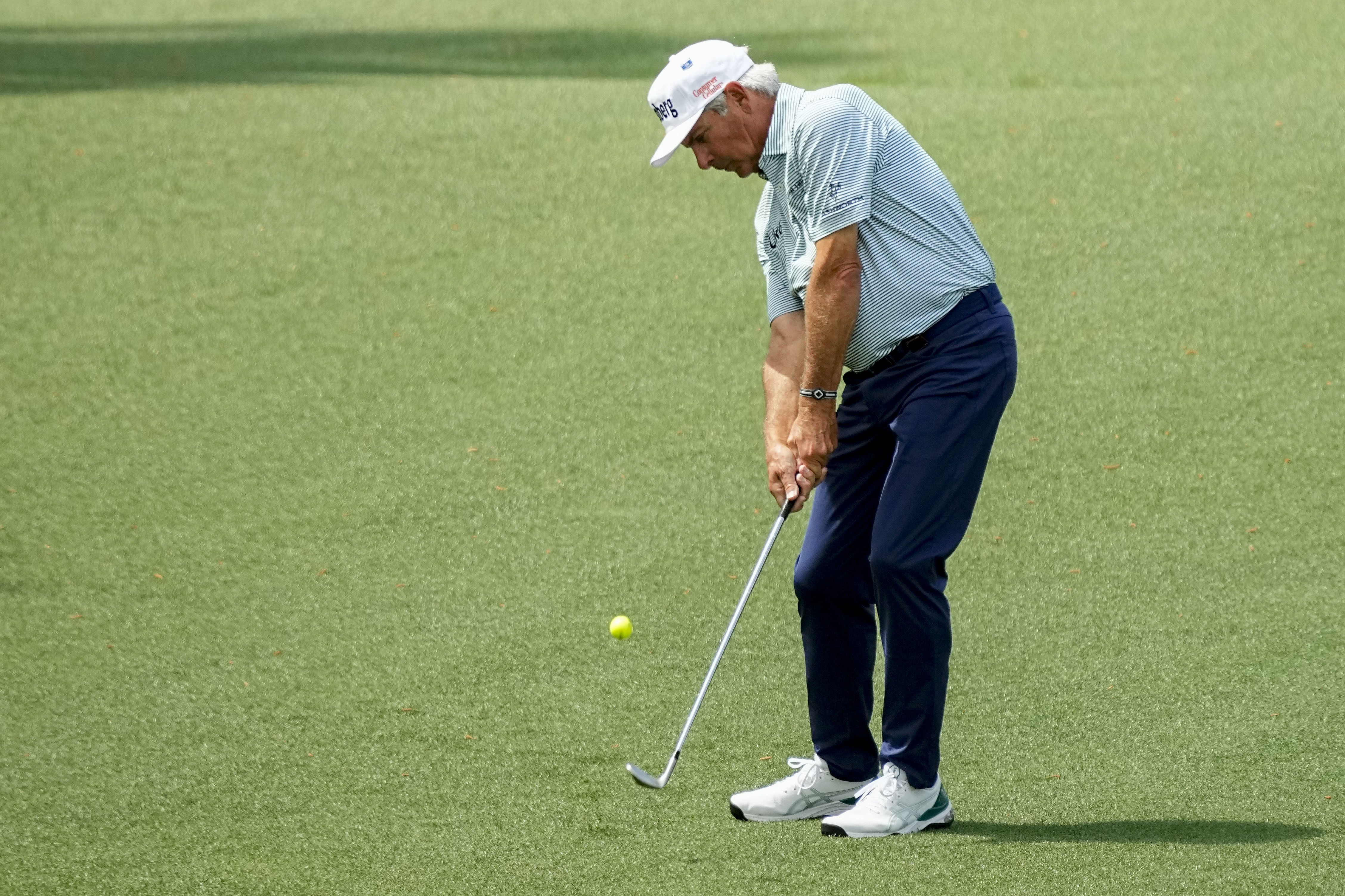 Fred Couples is playing the PNC with his stepson (Image via Imagn)