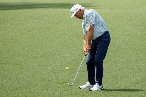 Fred Couples is playing the PNC with his stepson (Image via Imagn)