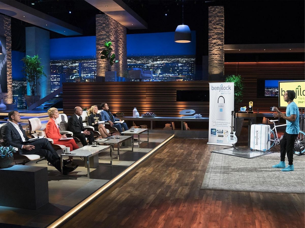 BenjiLock on Shark Tank (Image via benjilock.com)