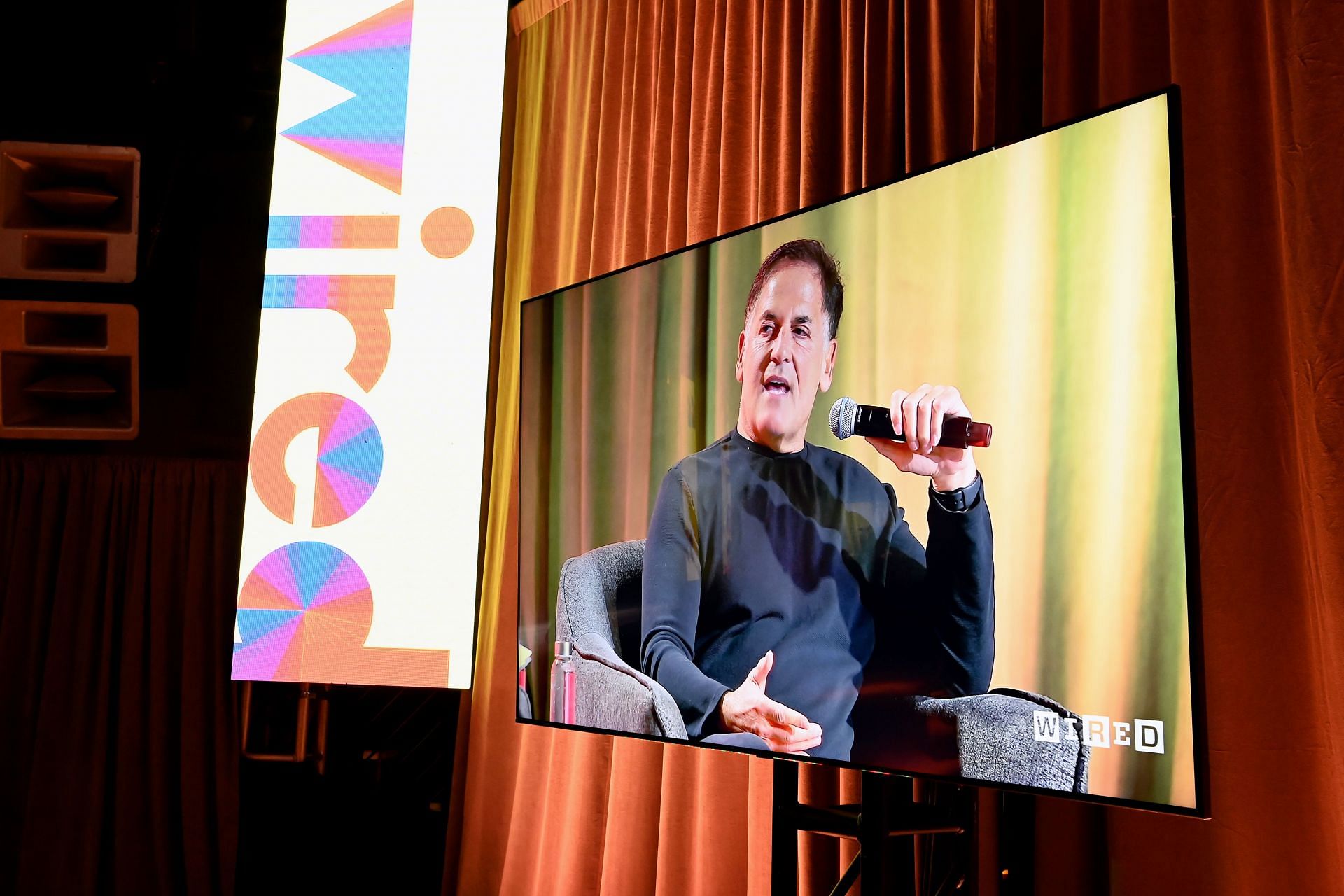 Mark Cuban speaks onstage during WIRED&#039;s The Big Interview 2024 (Image via Getty)