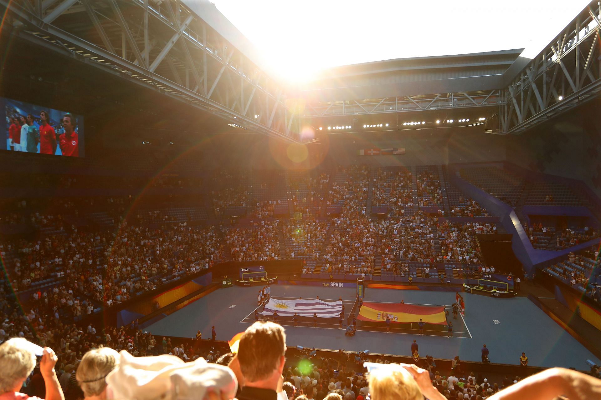 The RAC Arena in Perth will host the opening day. Source: Getty