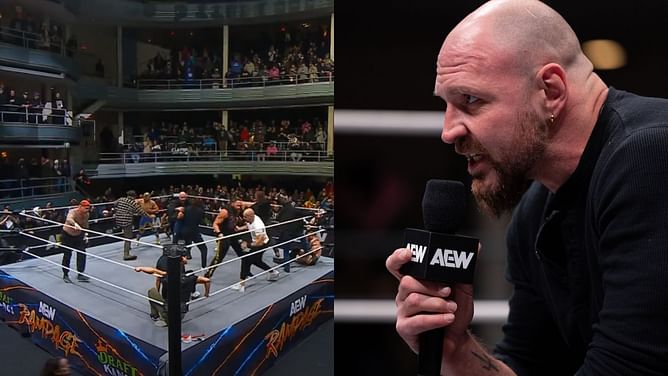 Multiple stars involved in brawl to end AEW Rampage; Jon Moxley pulls off a shocking move