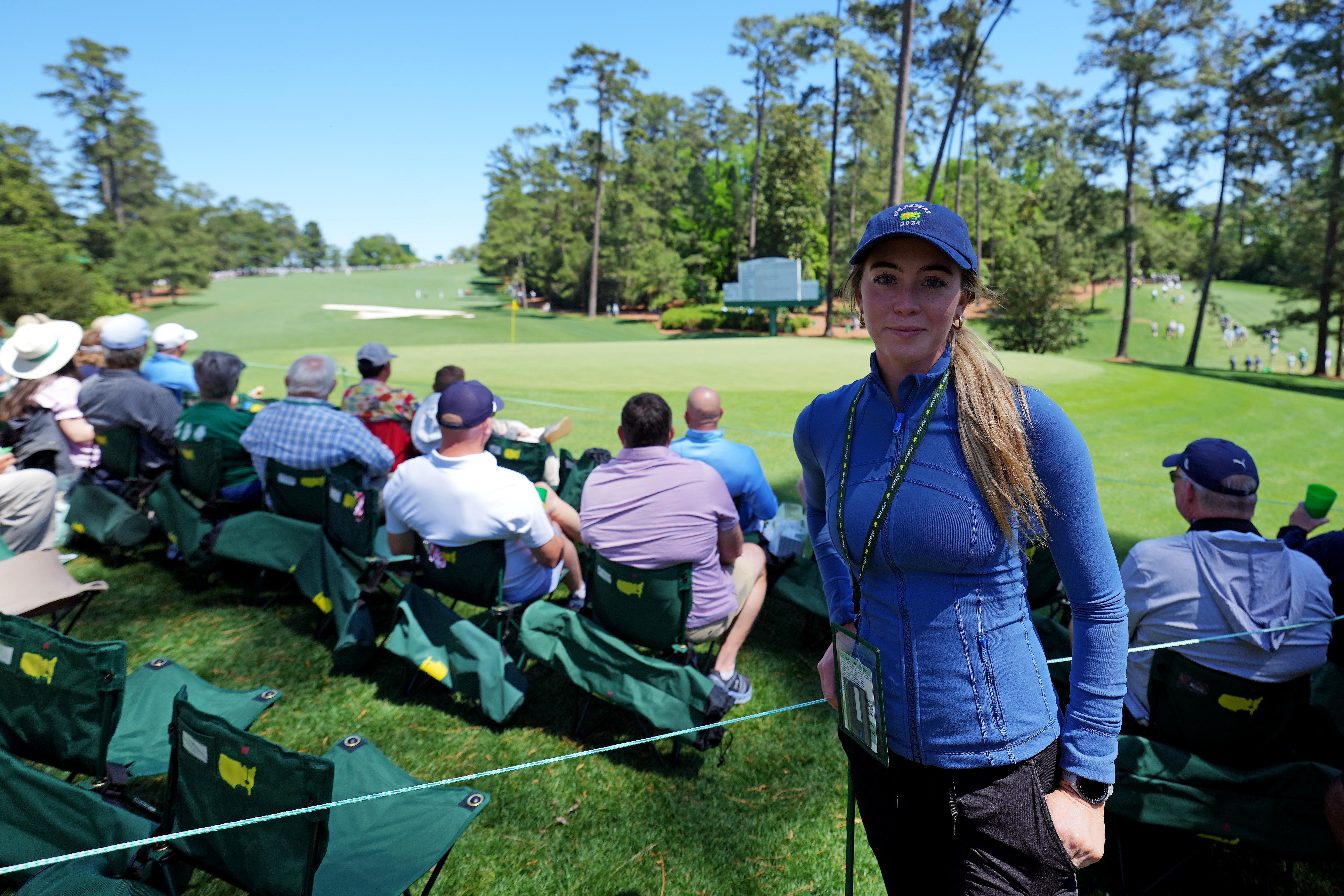 Grace Charis at the PGA: Masters Tournament - Second Round - Source: Imagn