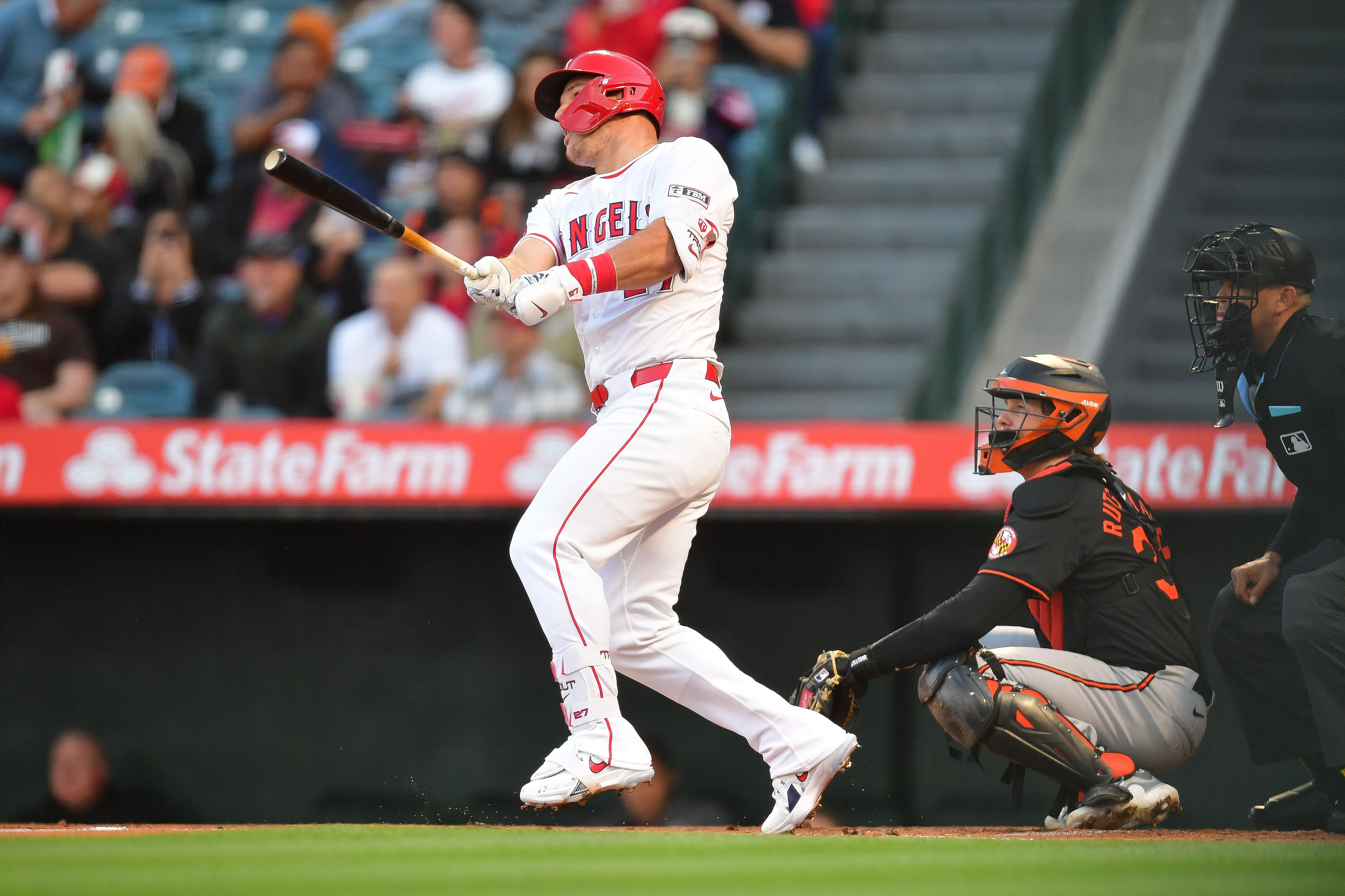 Los Angeles Angels - Mike Trout (Photo via IMAGN)